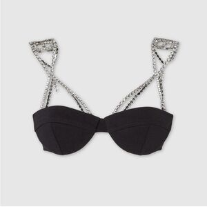 GCDS-BLING JERSEY BRA NWT